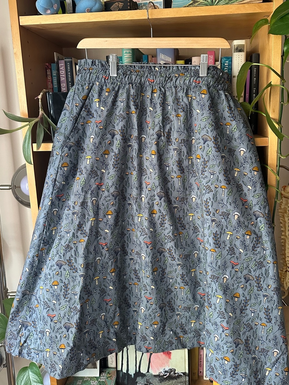 Mushroom Print Skirt
